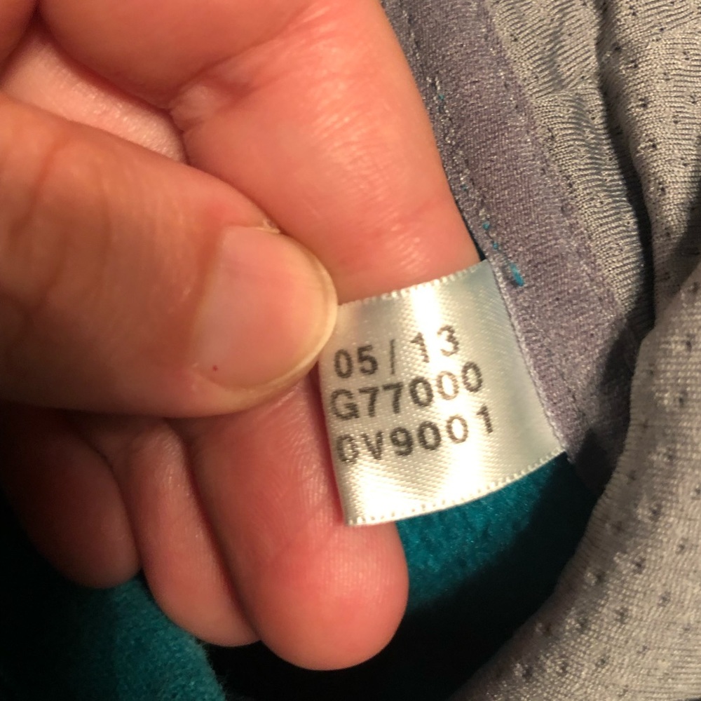 Men’s Adidas Hoodie Sweatshirt • Large • Turquoise - Picture 8 of 8